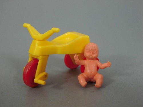 Bambini bambino con - con, triciclo