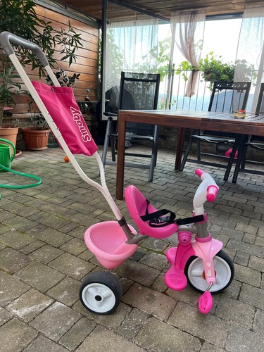 Triciclo smoby baby rosa - smoby,