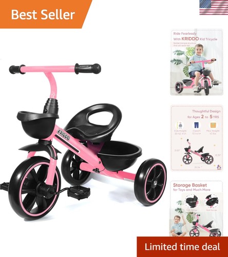 Triciclo rosa interattivo per